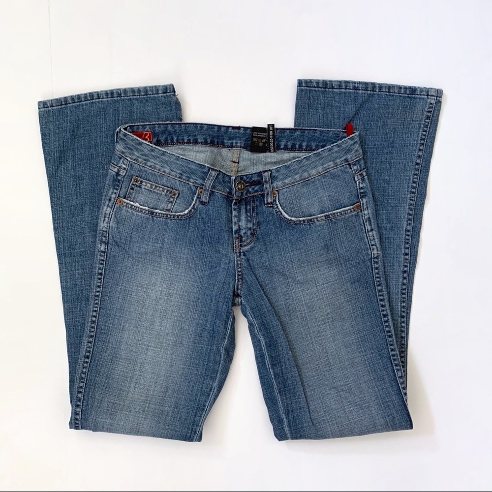 Buffalo David Bitton PINK Lowrise Bootcut Jeans 28 Y2K Vintage